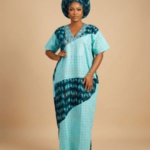 the adire opulence gown