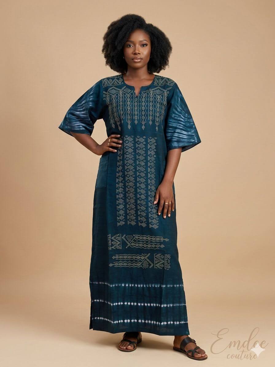 the midnight adire bubu the midnight adire bubu